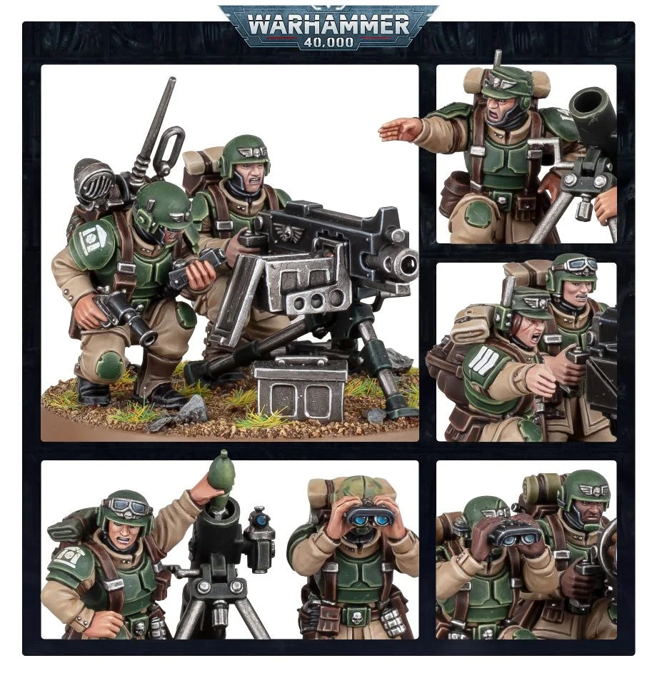 Warhammer 40000: Astra Militarum - Cadian Heavy Weapon Squad