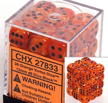 Vortex: 36D6 Orange/Black