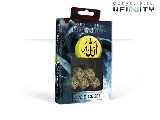 Infinity Haqqislam D20 Dice Set (Set of 5 D20)