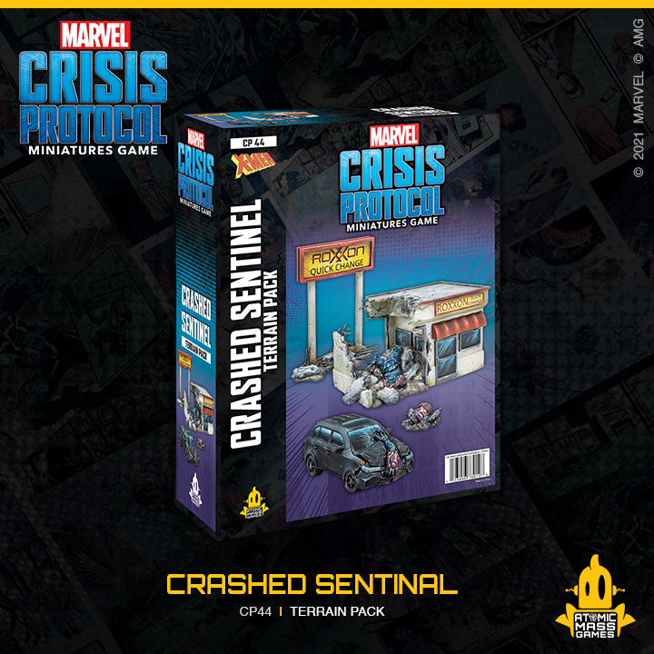 Marvel Crisis Protocol: Crashed Sentinel Terrain Pack