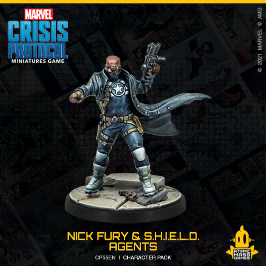 Marvel Crisis Protocol: Nick Fury & S.H.I.E.L.D. Agents Character Pack