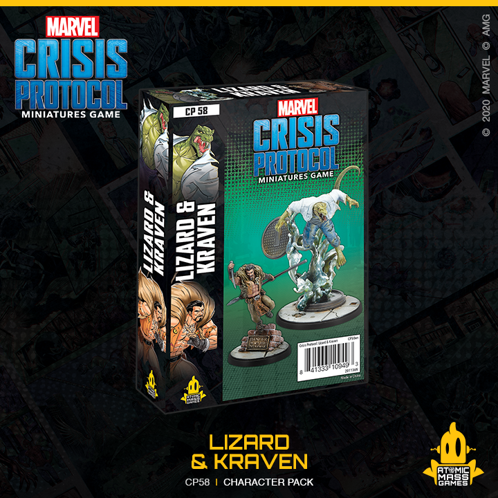 Marvel: Crisis Protocol - Lizard & Kraven Character Pack