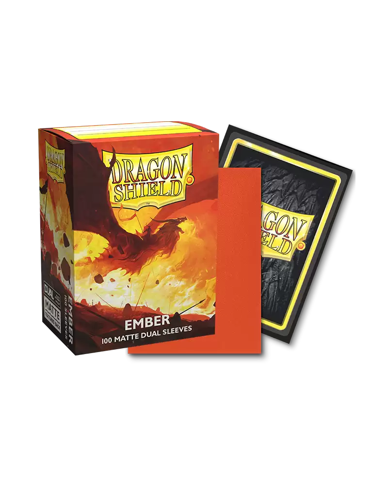 Dragon Shield Dual Matte Sleeves - Ember