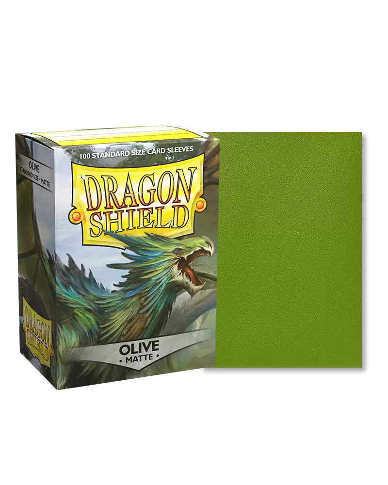 Sleeves: Dragon Shield Matte Olive (100)