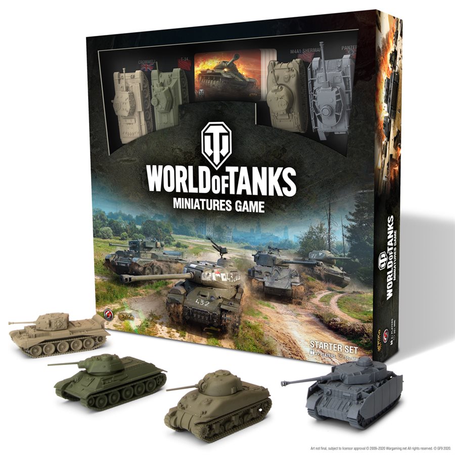 坦克世界:入门套装(Panzer IV H. M4A1 谢尔曼、T-34、克伦威尔)