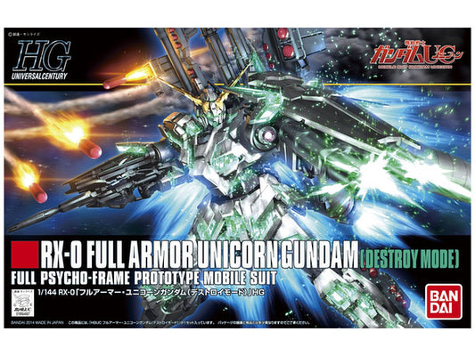 HGUC 1/144 Full Armor Unicorn Gundam (Destroy Mode)