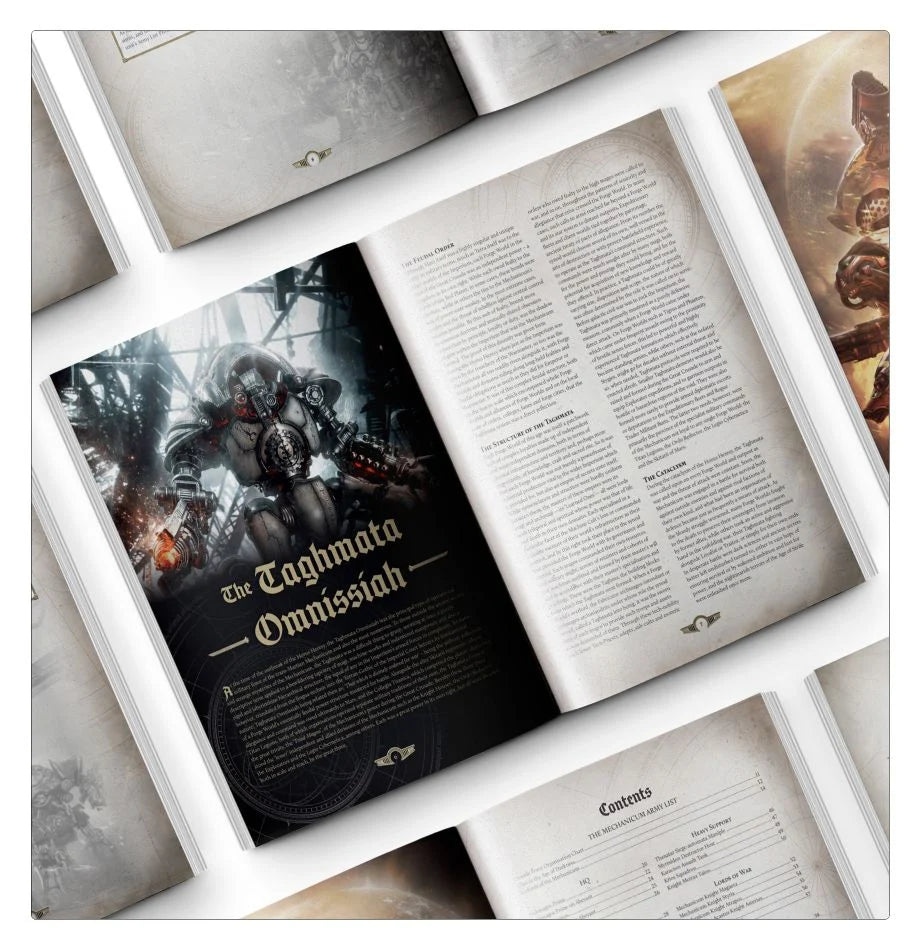 荷鲁斯叛乱:机械教之书 – 奥姆尼赛亚军队书籍的力量