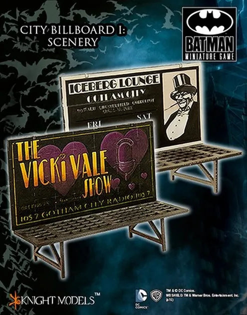 Batman Miniature Games: City Billboard Set I