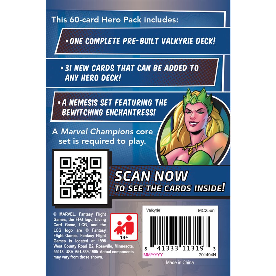 Marvel Champions: LCG: Valkyrie Hero Pack