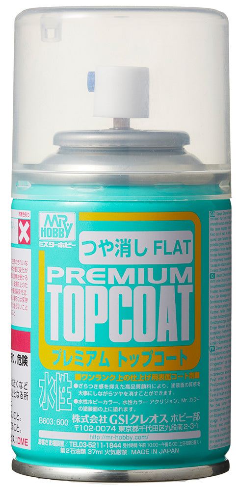 Mr Hobby Premium Top Coat Flat - 37ml