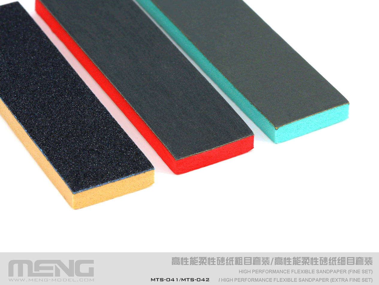 Meng x Dspiae High Performance Flexible Sandpaper, Fine Set - 30Pcs