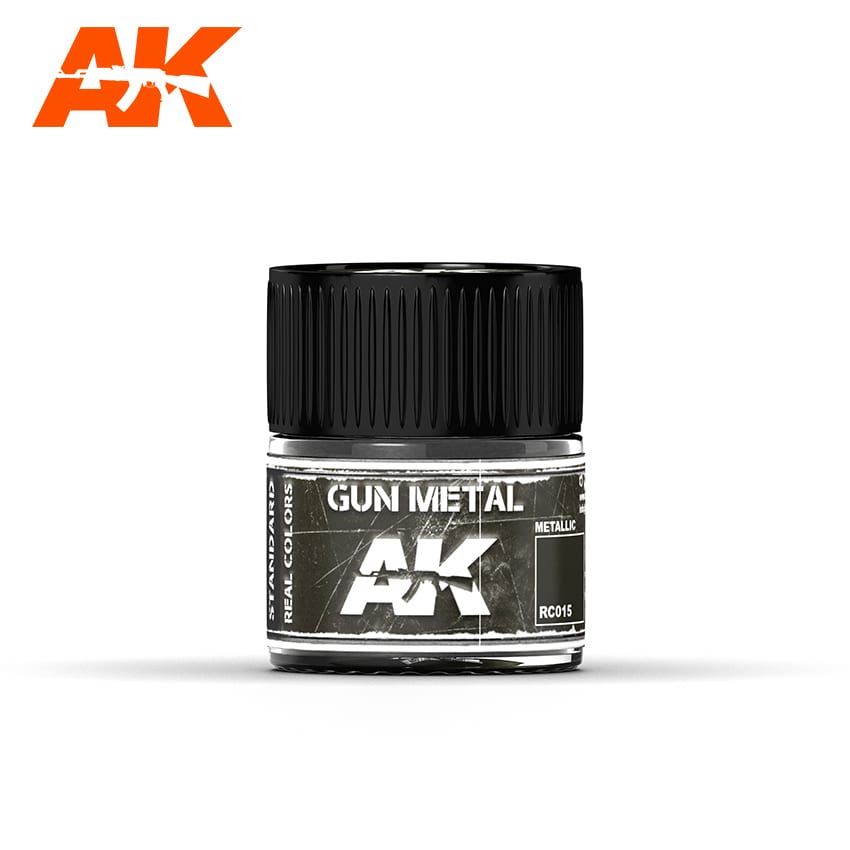 AK Interactive Real Colors Gun Metal 10ml