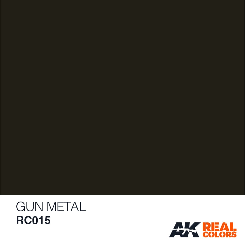 AK Interactive Real Colors Gun Metal 10ml