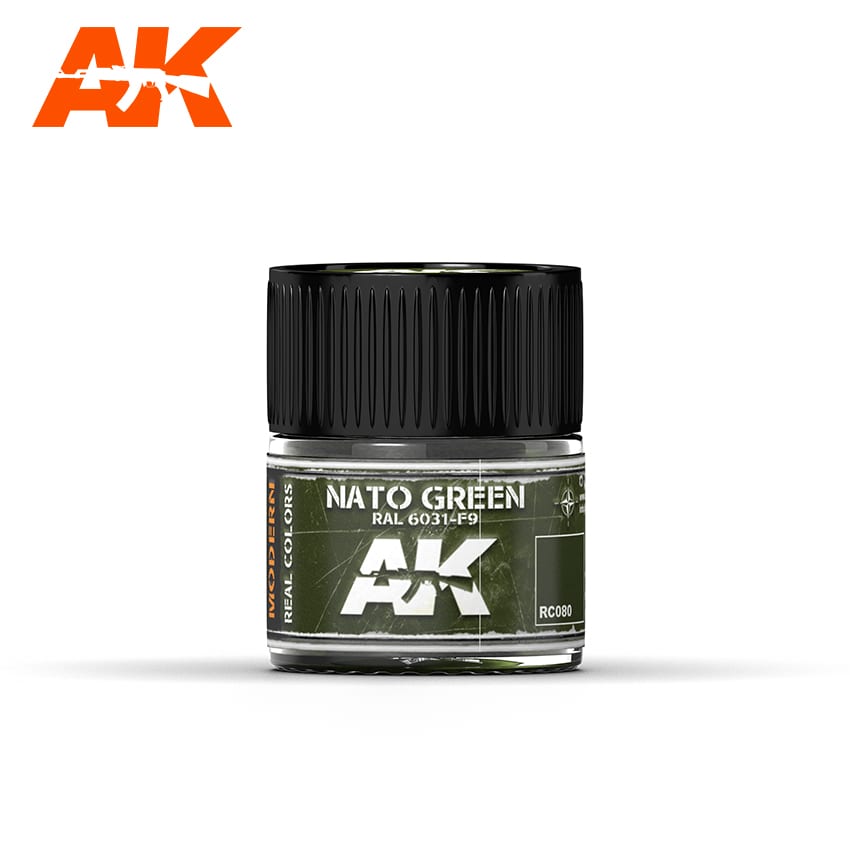AK Interactive Real Colors Nato Green RAL 6031-F9 10ml