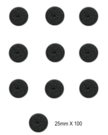 Citadel 25mm Round Bases (100 Pack)