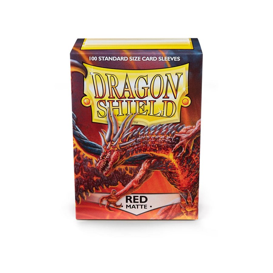 Dragon Shield Matte Red Sleeves (100)