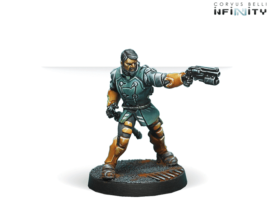 Infinity: Yu Jing - Kanren Counter Insurgency Group (Boarding Shotgun, Chain Colt)
