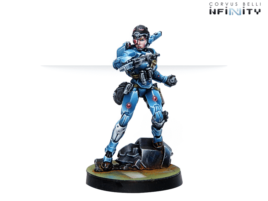 Infinity: PanOceania Patsy Garnett, Orc Troops Varuna Div NCO