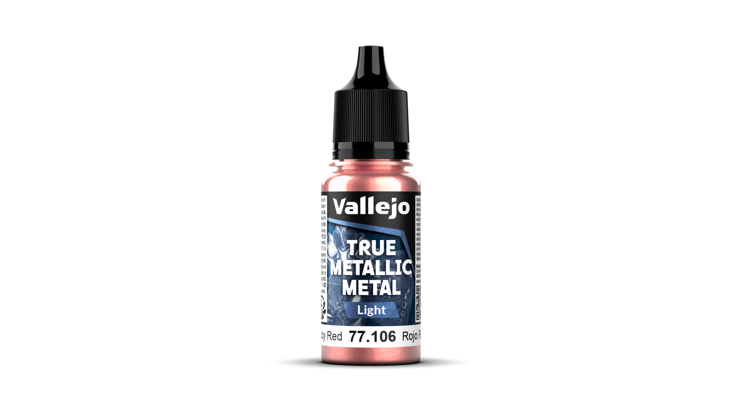 Vallejo: True Metallic Metal - Ruby Red (Light)