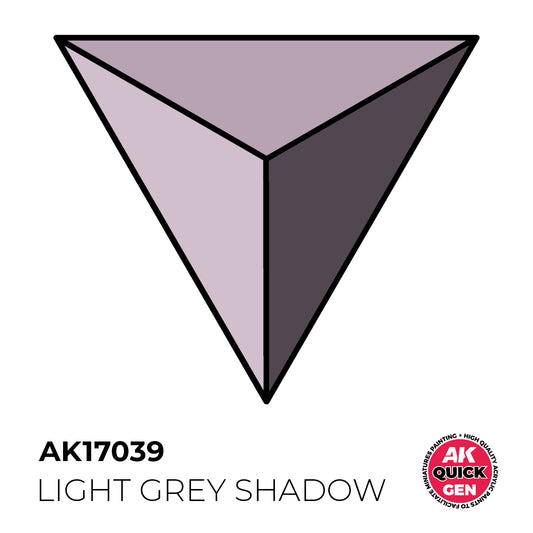 AK Interactive Quick Gen - Light Grey Shadow 18ml