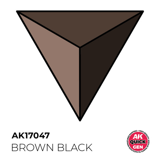 AK Interactive Quick Gen - Brown Black 18ml