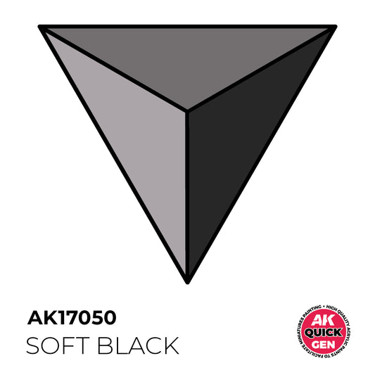 AK Interactive Quick Gen - Soft Black 18ml
