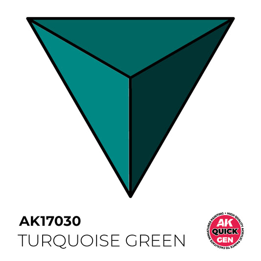 AK Interactive Quick Gen - Turquoise Green 18ml