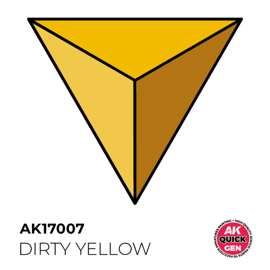 AK Interactive Quick Gen - Dirty Yellow 18ml