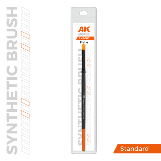 AK Synthetic Brush, Flat 4