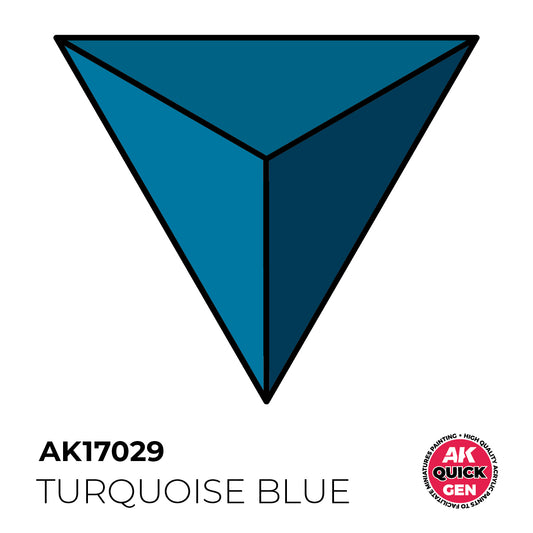 AK Interactive Quick Gen - Turquoise Blue 18ml