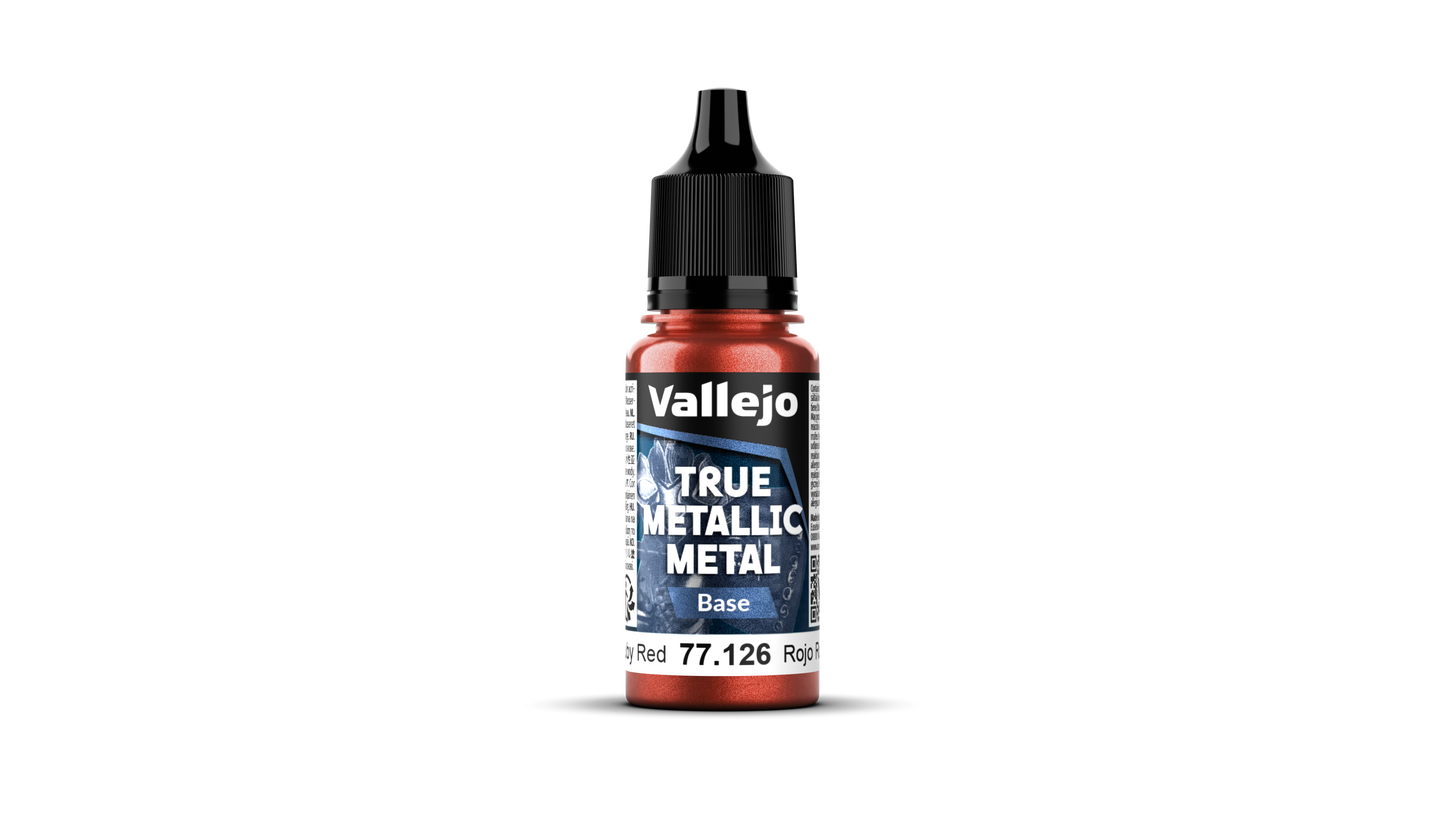 Vallejo: True Metallic Metal - Ruby Red (Base)