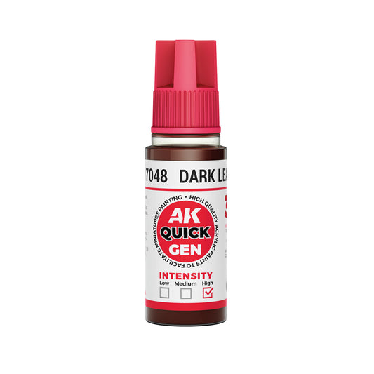 AK Interactive Quick Gen - Dark Leather 18ml