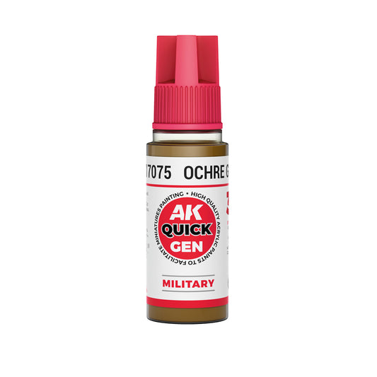 AK Interactive Quick Gen - Ochre Green 18ml