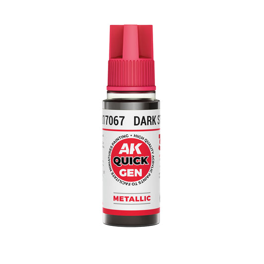 AK Interactive Quick Gen - Dark Steel 18ml