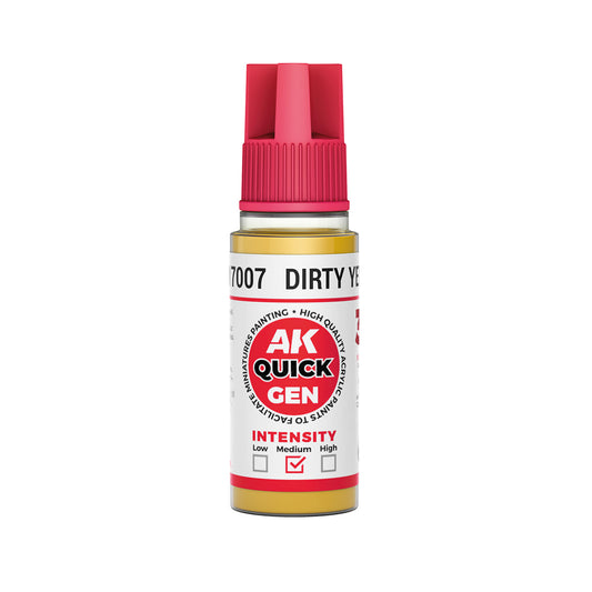 AK Interactive Quick Gen - Dirty Yellow 18ml