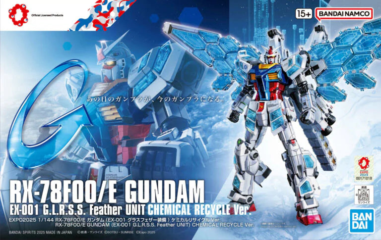 1/144 RX-78F00/E GUNDAM (EX-001 G.L.R.S.S. Feather UNIT) CHEMICAL RECYCLE Ver.