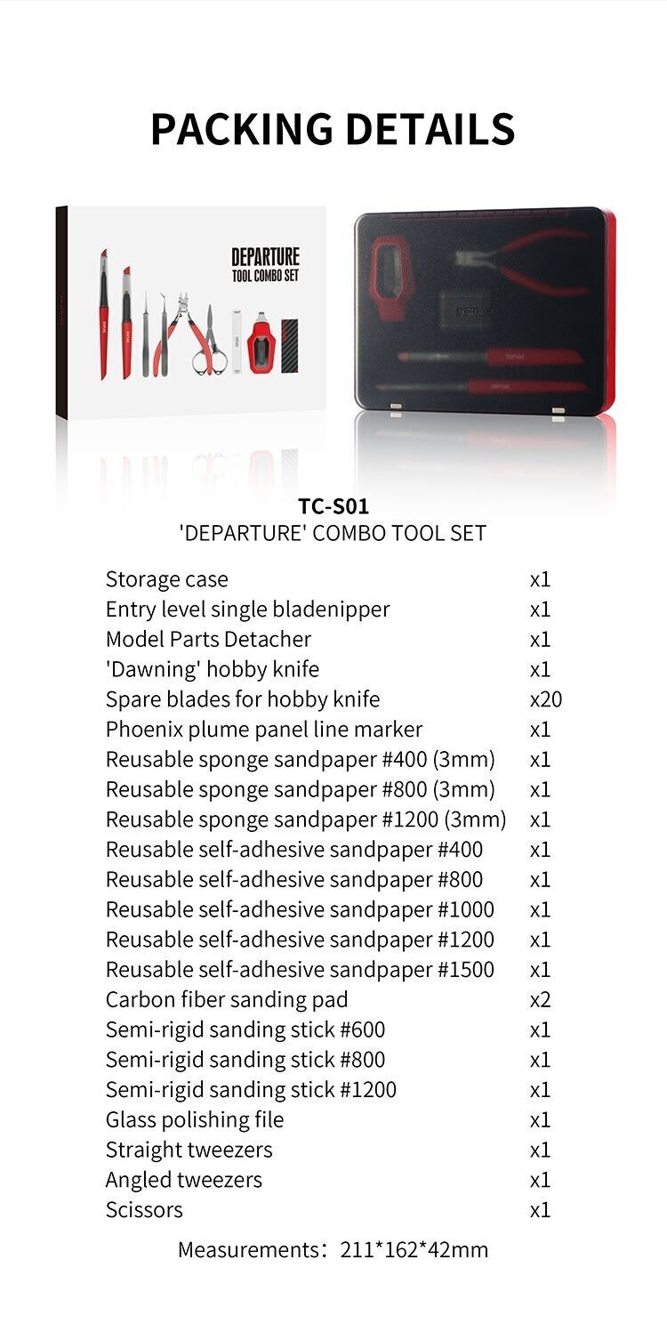 Dspiae TC-S01 "Departure" Tool Combo Set