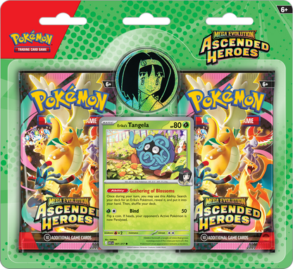 Pokémon TCG: ME2.5 Ascended Heroes  2-Pack Blister Collection - Erika/Larry