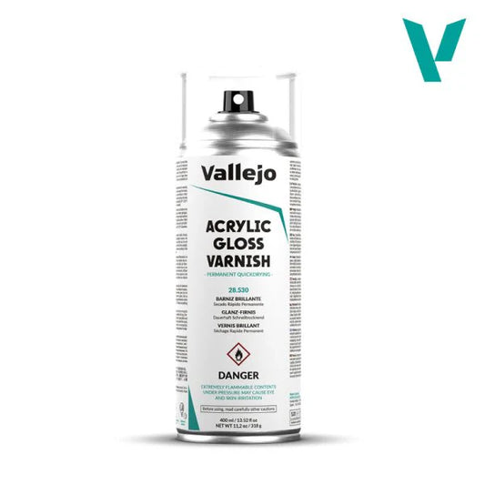 Vallejo Hobby Paint - Aerosol Gloss Varnish, 400ml