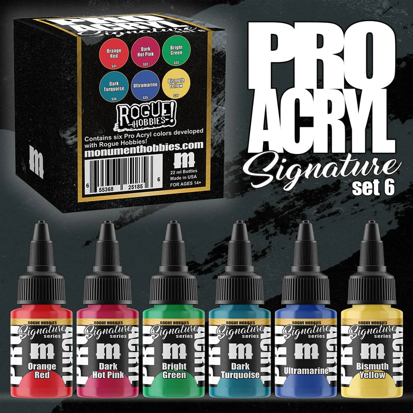 Pro Acryl Signature Series Set 6 - Rogue Hobbies