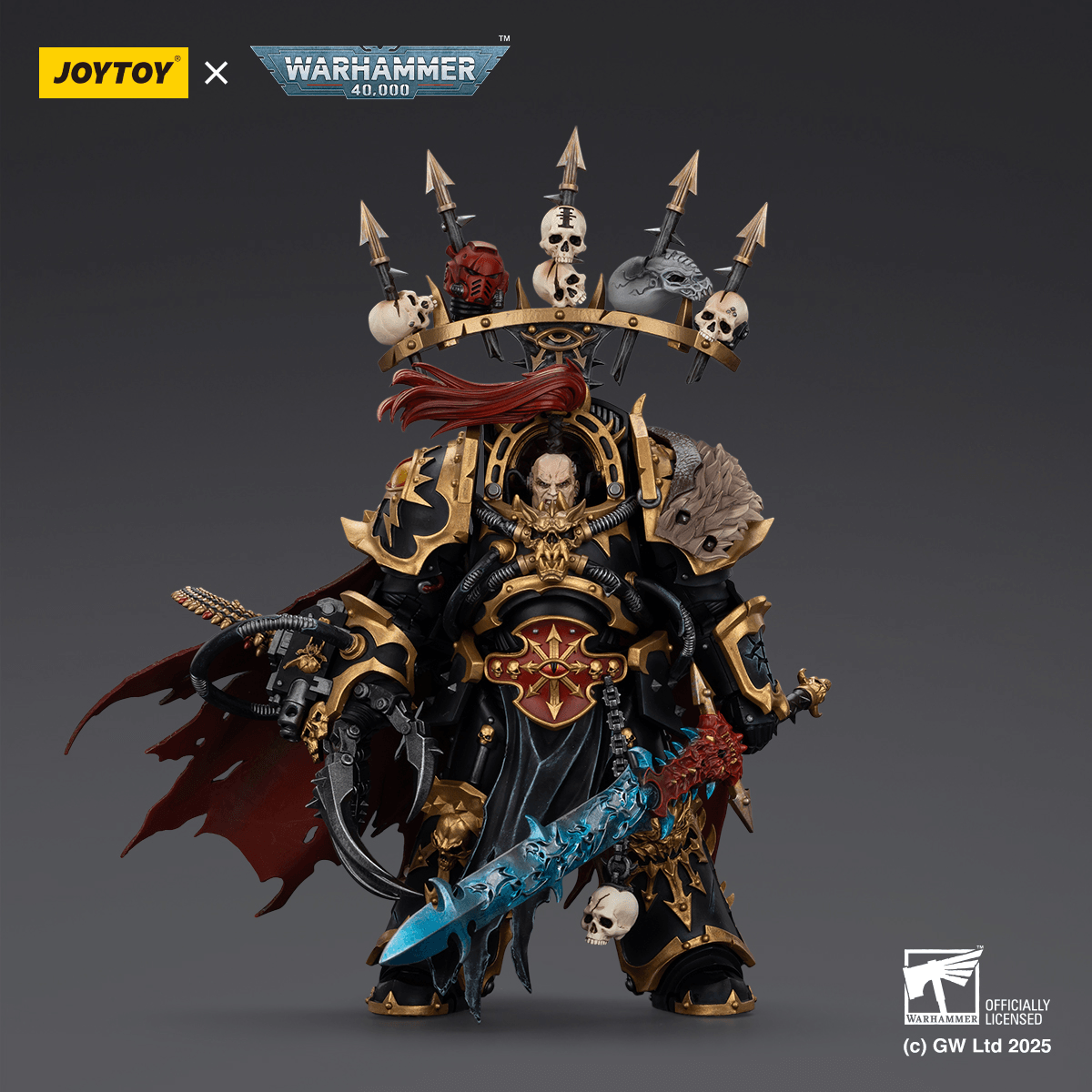 JoyToy:  Black Legion Abaddon the Despoiler with Drach'nyen and the Talon of Horus