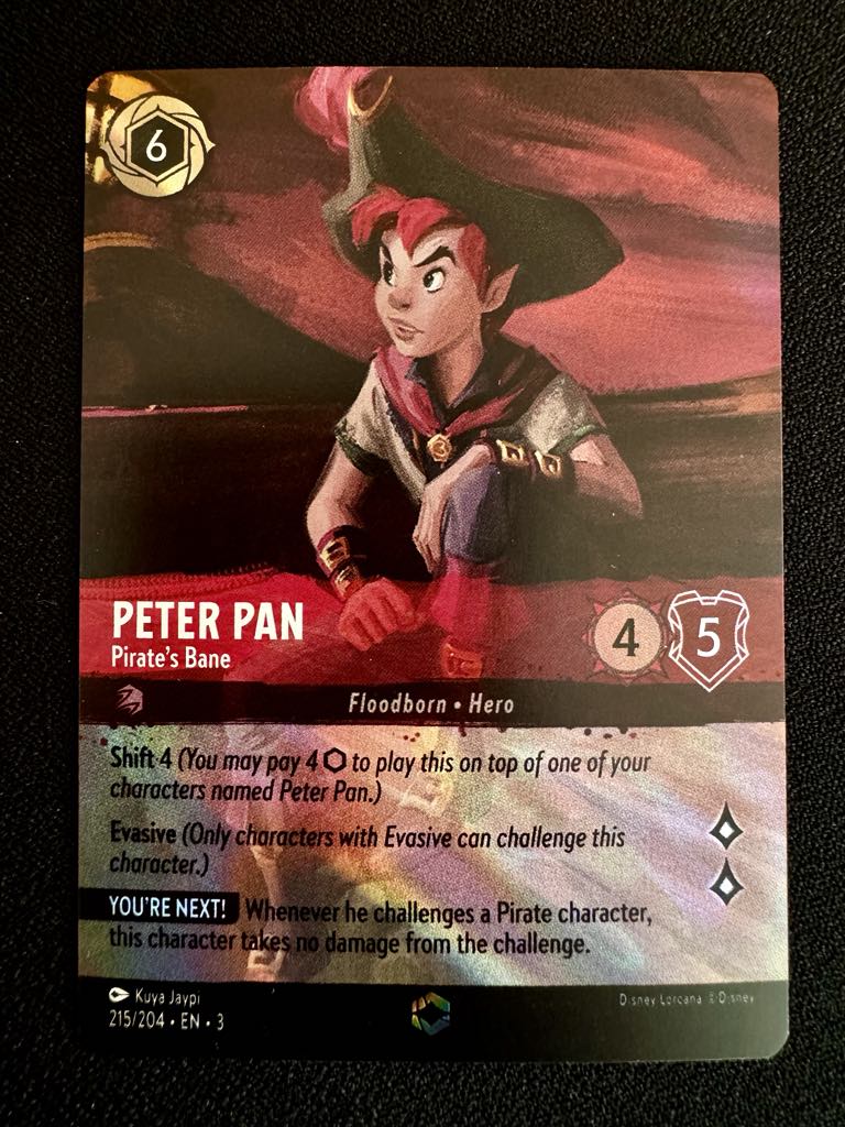 Peter Pan - Pirate's Bane (Alternate Art) - Into the Inklands [215/204-EN-3]