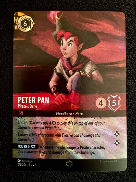 Peter Pan - Pirate's Bane (Alternate Art) - Into the Inklands [215/204-EN-3]