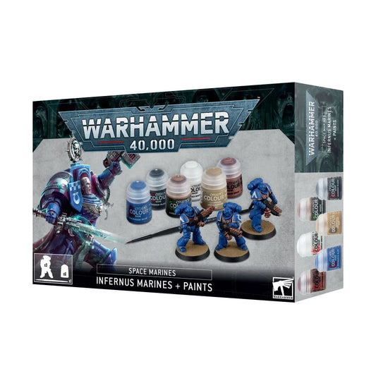 Warhammer 40000: Infernus Space Marines + Paint Set