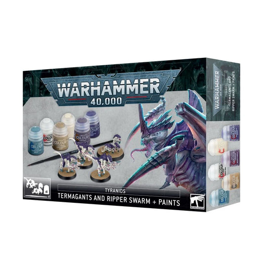 Warhammer 40000: Termagants and Ripper Swarm + Paints Set