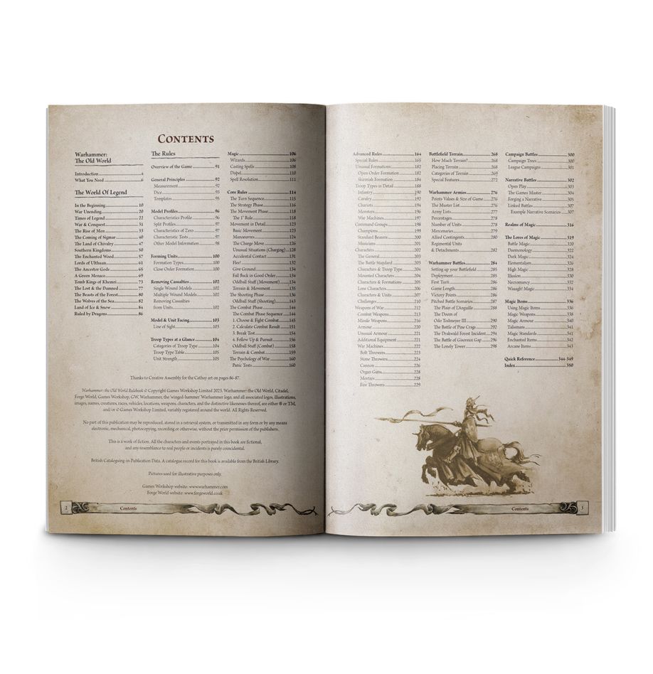 Warhammer:The Old World Rulebook