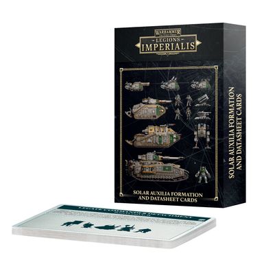 Legions Imperialis: Solar Auxilia Formation & Data Sheet Cards
