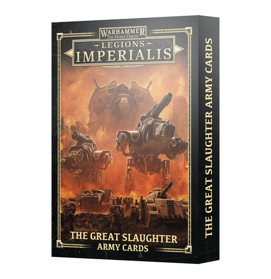 Warhammer: The Horus Heresy – Legions Imperialis The Great Slaughter Army Cards [Preorder. Available Mar. 2, 2024]