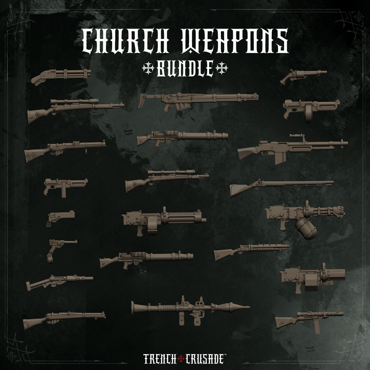 Trench Crusade: Church Weapons