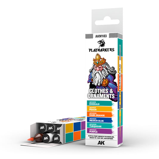 AK Interactive: Clothes & Ornaments - Playmarkers Set